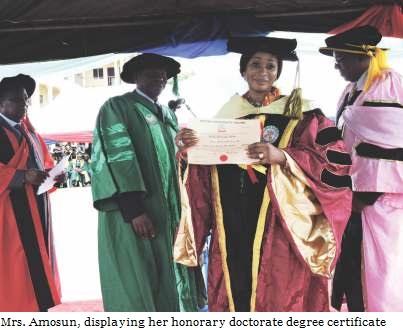 Honourary Doctorate Award